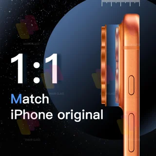 محافظ لنز دوربین فلزی شهر گلس مدل 3D1MS مناسب برای گوشی موبایل اپل iPhone 17 Pro Max 102098900