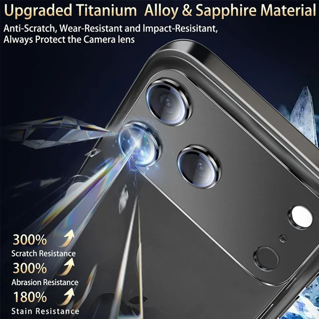 محافظ لنز دوربین فلزی مسیر مدل Total Shielld مناسب برای گوشی موبایل اپل iPhone 17 Pro Max 102098423