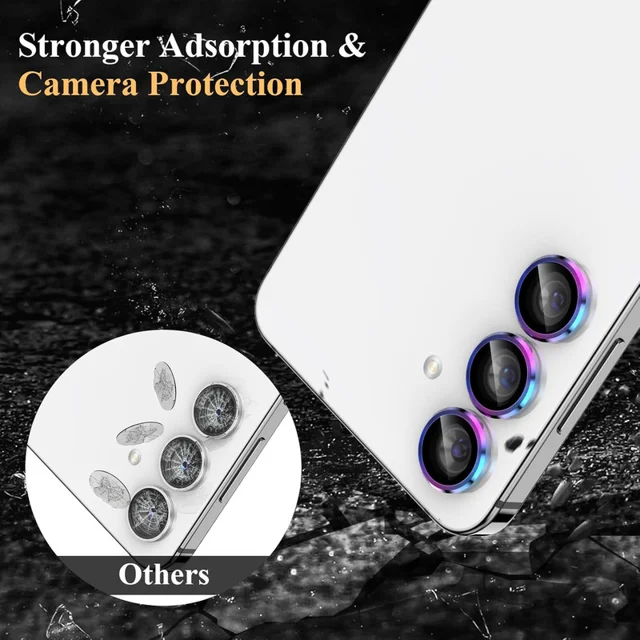 محافظ لنز دوربین گوف مدل Metal مناسب برای گوشی موبایل سامسونگ Galaxy S24 FE 102212380