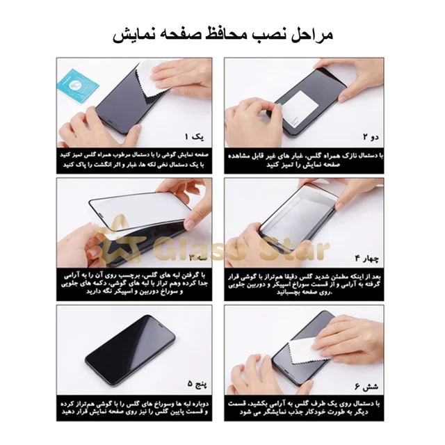 محافظ صفحه نمایش آنتی استاتیک گلس استار مدل ANTIDUSTS مناسب برای گوشی موبایل شیائومی Redmi 102066615